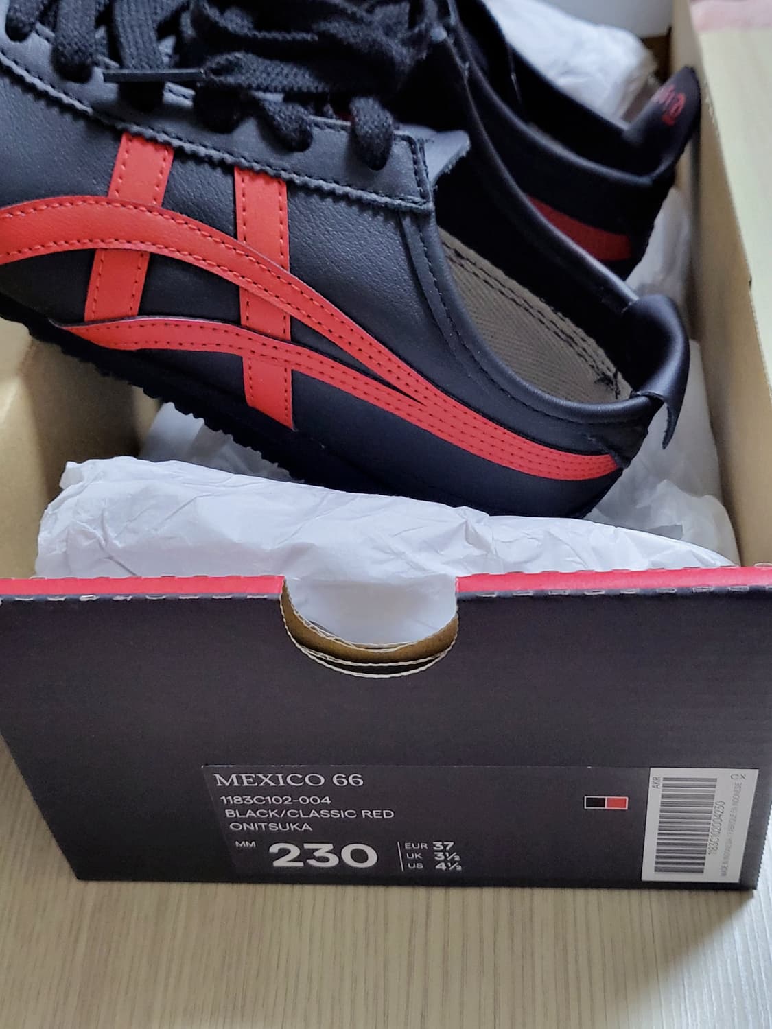 오니츠가 타이거 멕시코 66 블랙 클래식 레드 11일까지만 할인 상품이미지2