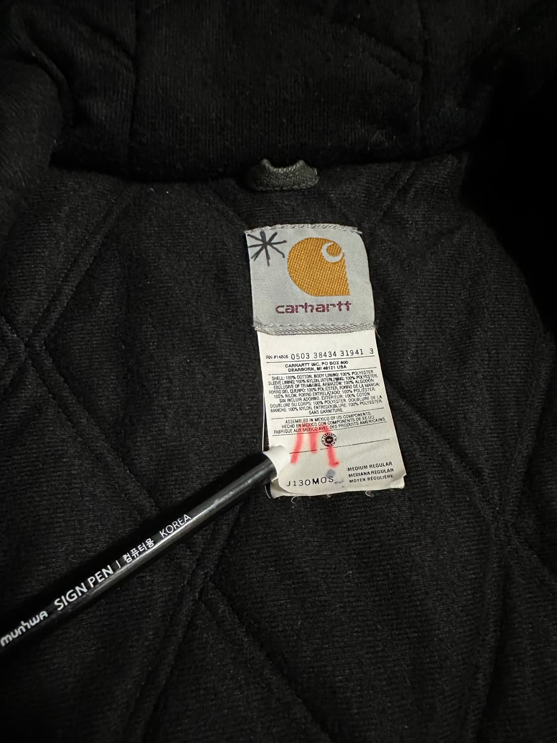 칼하트 J130 액티브 자켓 모스그린 상품이미지5