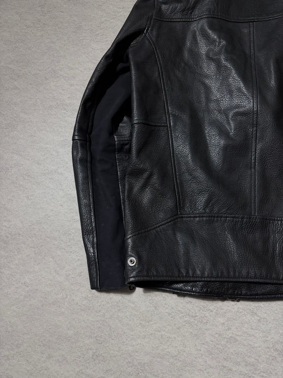 헬무트랭 비대칭 램스킨자켓 상품이미지9