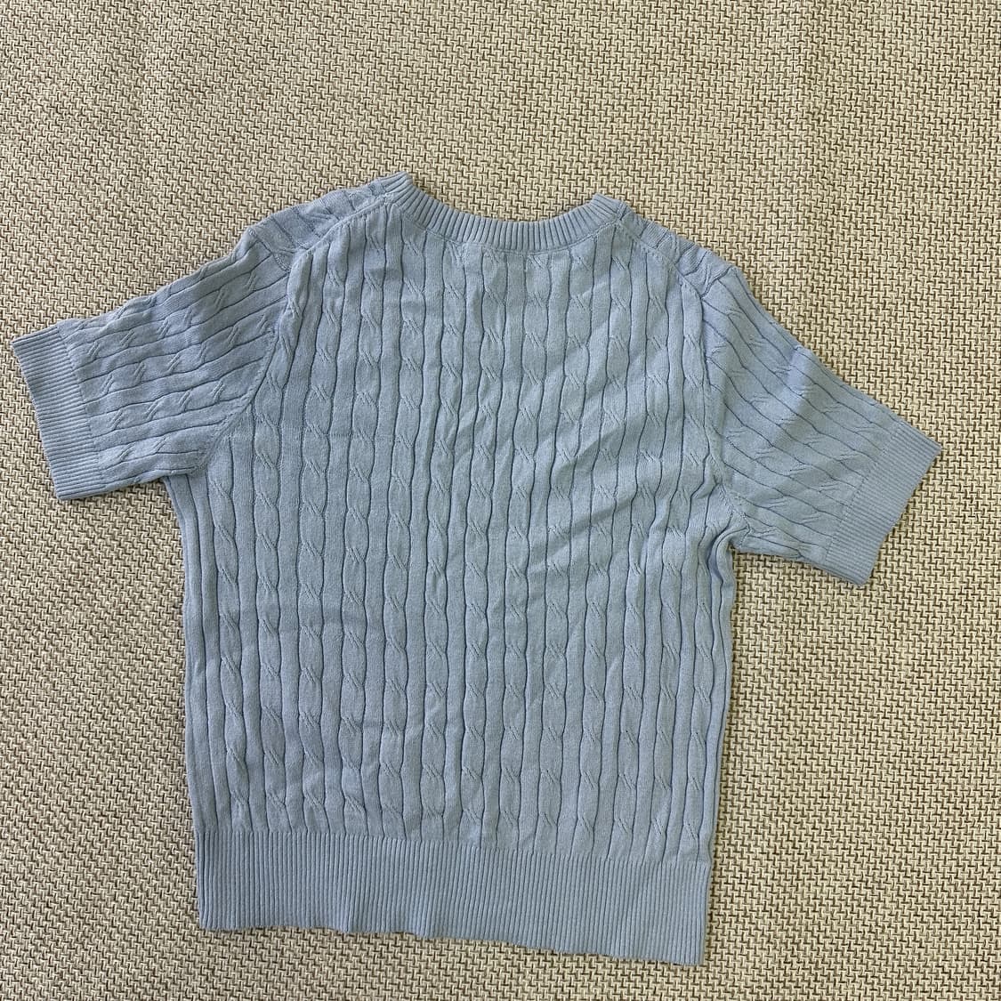 90 프로젝트더블유 여성 반팔 니트0409D 상품이미지4