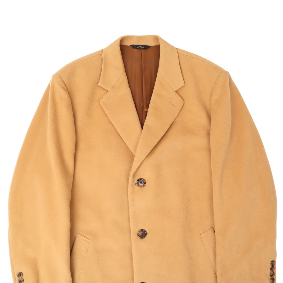 브룩스브라더스 346 베이지 캐시미어 울 싱글 코트 상품이미지2