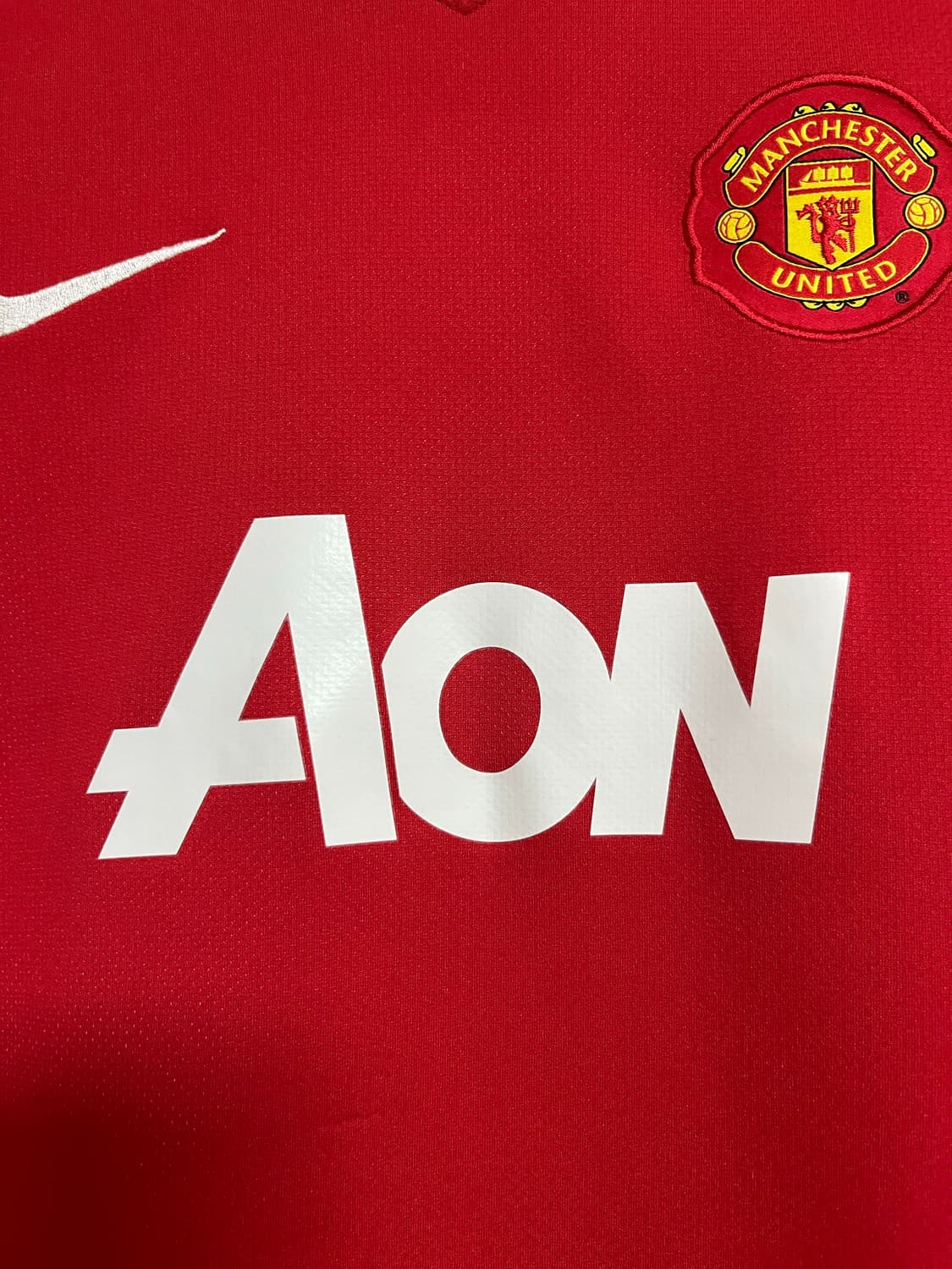 [유소년L] 맨유 10-11 홈 유니폼 박지성 마킹 판매 상품이미지5