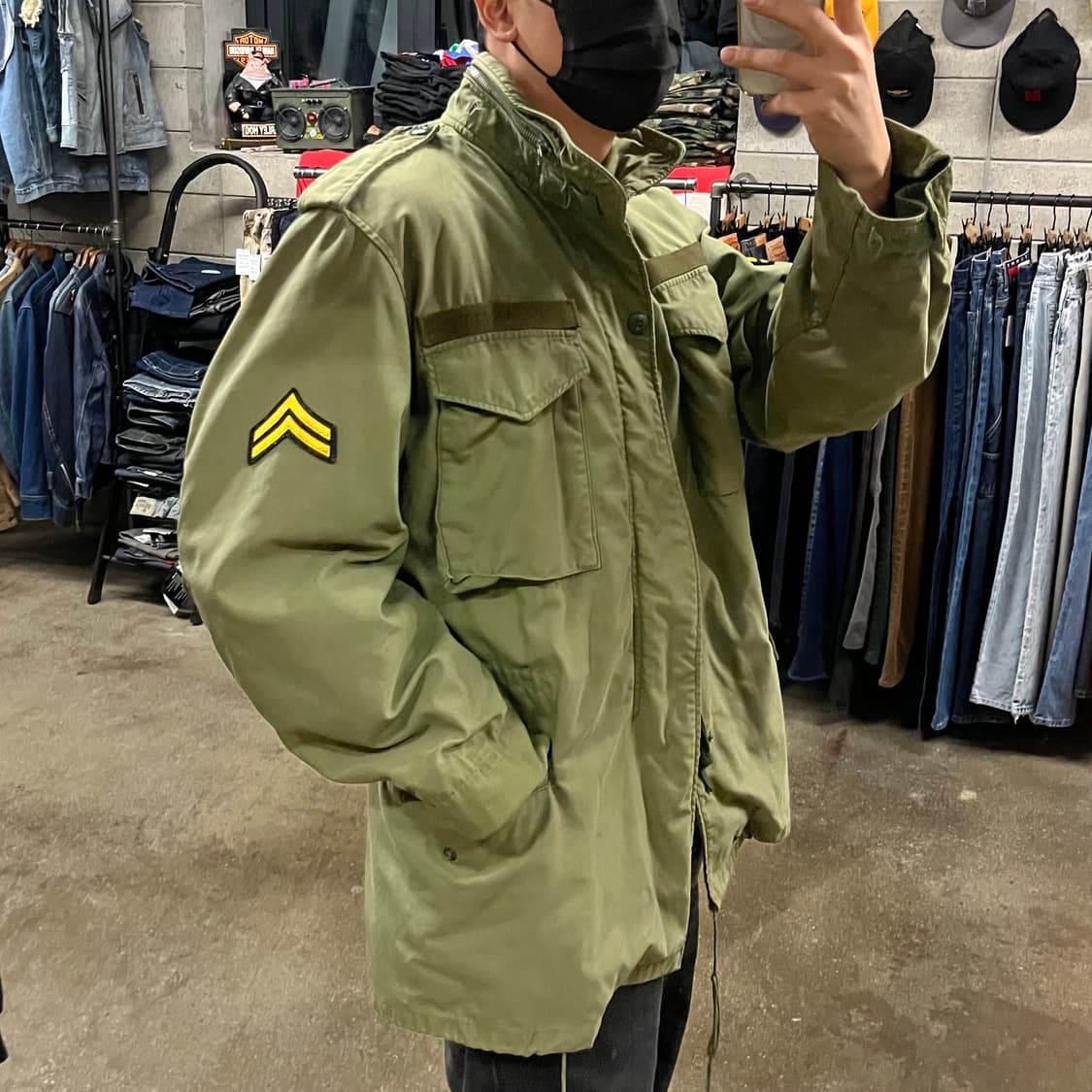 70s 오리지날 2세대 M-65 필드자켓 (M/L) 상품이미지9