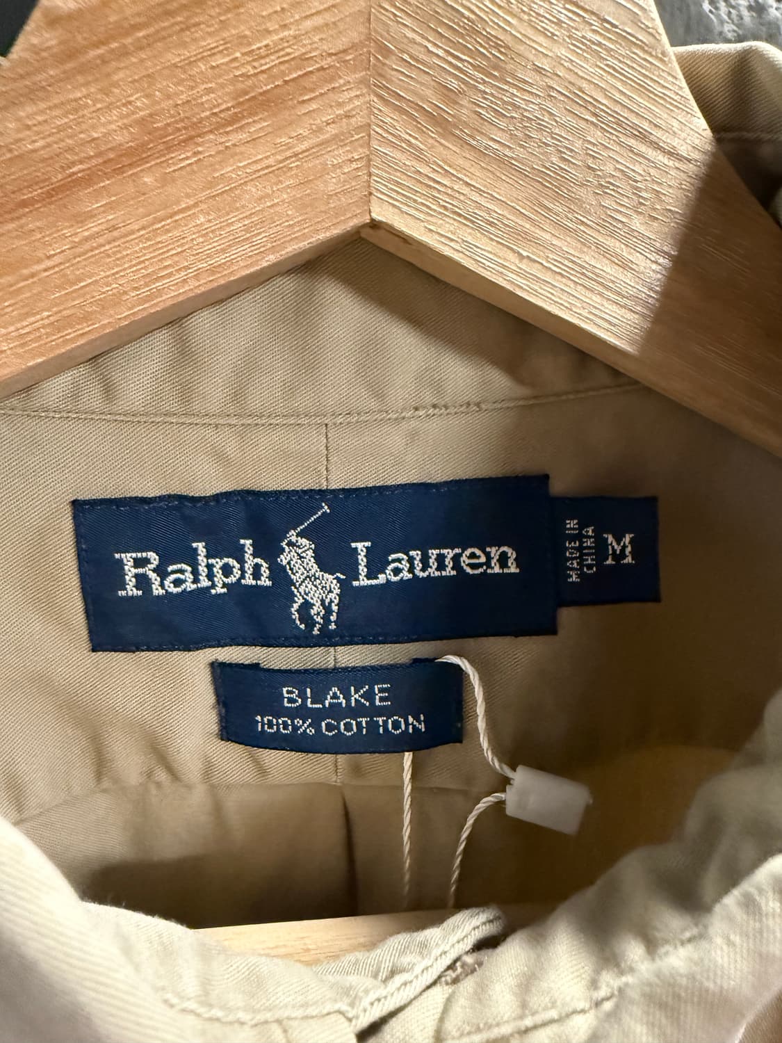 M 폴로 랄프로렌 POLO 블레이크 버튼다운 셔츠 베이지 상품이미지5