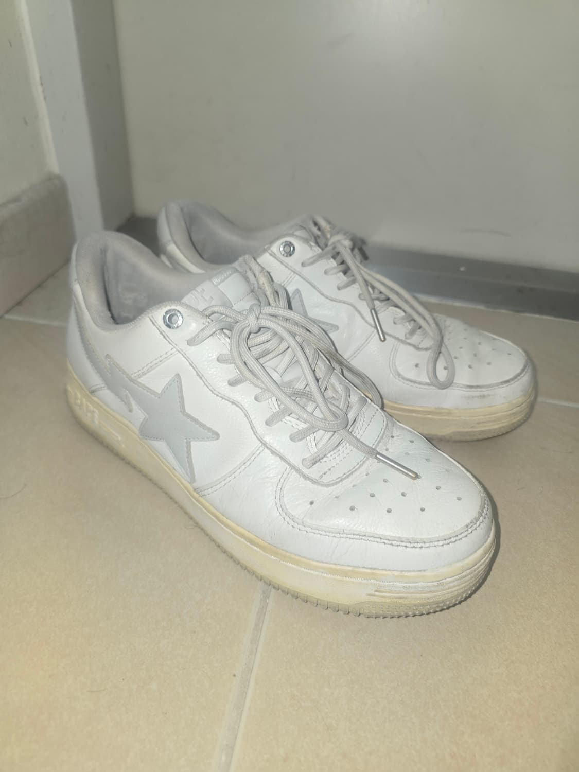 [270] BAPE x JJJJound 베이프 자운드 스타 로우 화이트 상품이미지2