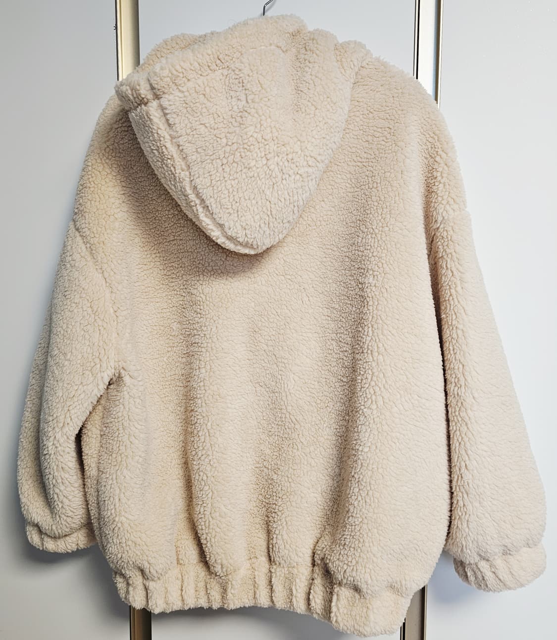 HOTPING 뽀글이 후드 집업 아이보리 상품이미지2