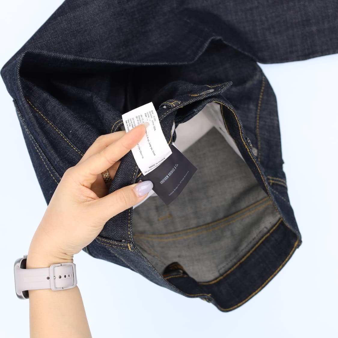 S 유니폼브릿지 셀비지 데님 팬츠 생지 0326J 상품이미지4