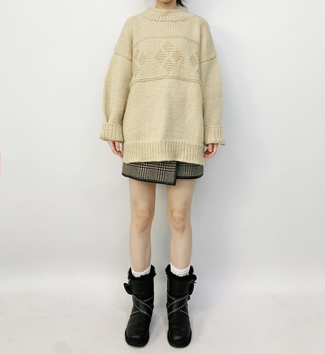 빈티지 핸드메이드 니트 상품이미지1