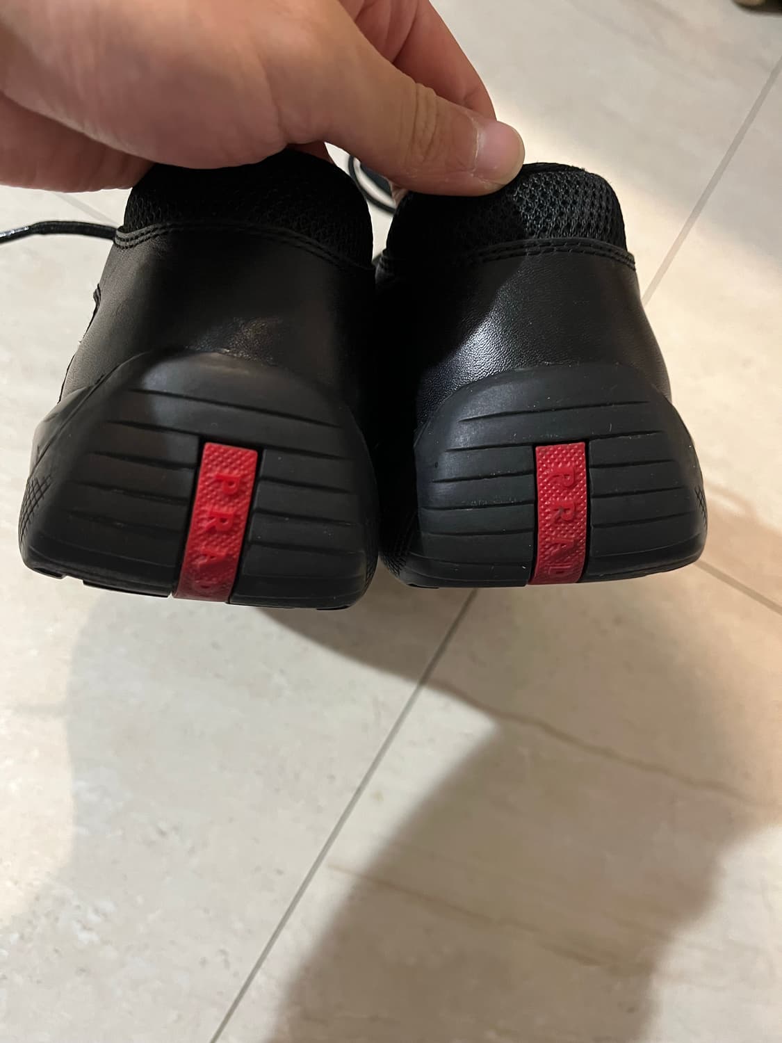 (UK6.5) 프라다 아메리카컵 블랙 상품이미지2