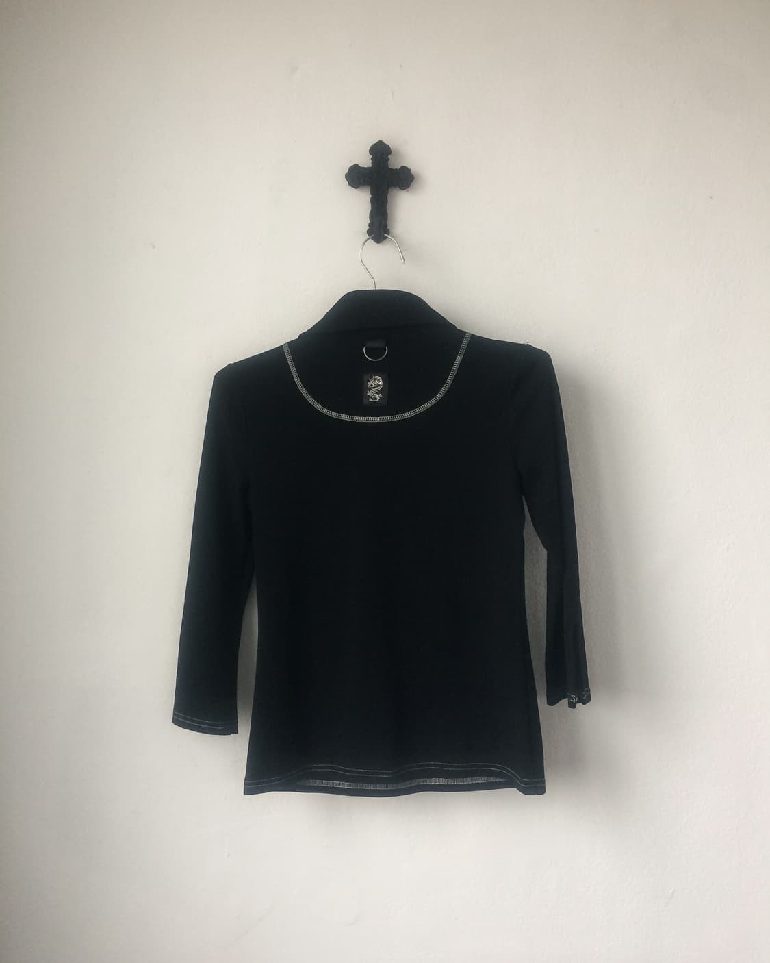Ozz on dragon needle work shirt top 상품이미지3