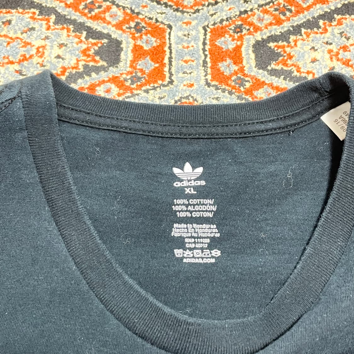 아디다스 오리지날 블랙 반팔티셔츠 남성XL 상품이미지4