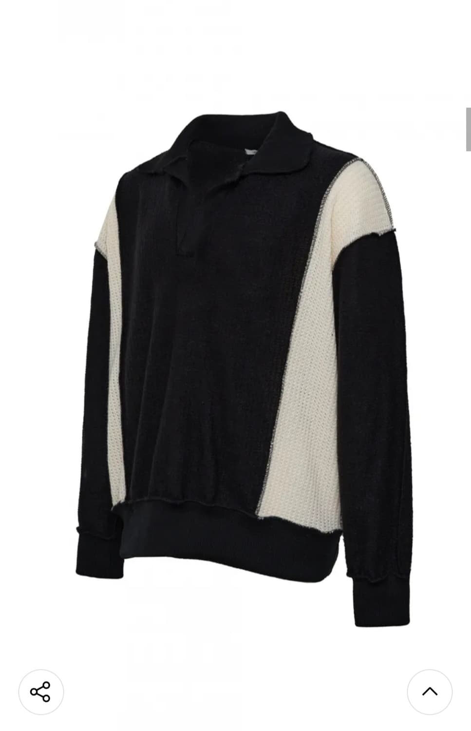 레씨토 패치워크 울 니트 상품이미지1