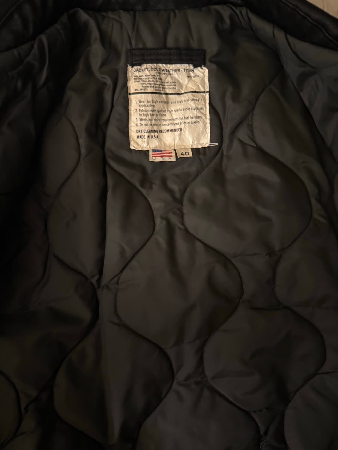 80s 미군 리워크 스터드 봄버 자켓 상품이미지5