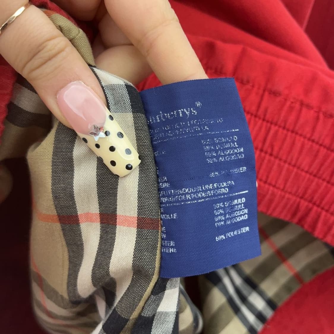 버버리 레트로 키치 월계수 자수패치 블루종 자켓 S C09666 상품이미지6