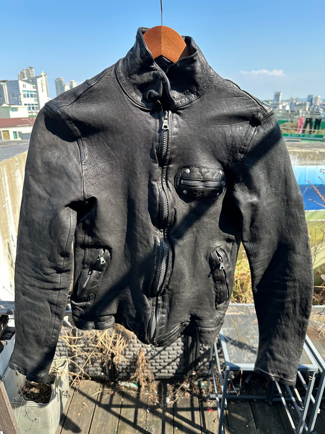 Isamu Katayama Backlash leather jacket 상품이미지1