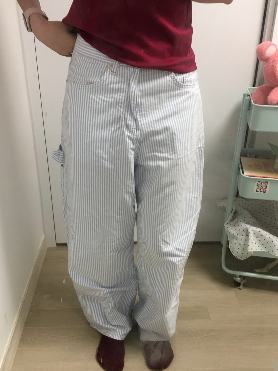 스트라이프 팬츠 상품이미지2