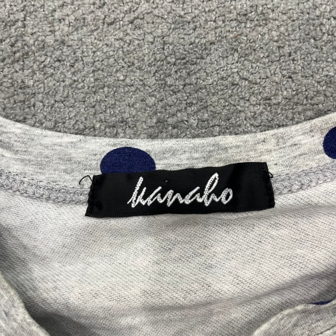 Jpn 빈티지 도트 반팔 티셔츠 상품이미지3