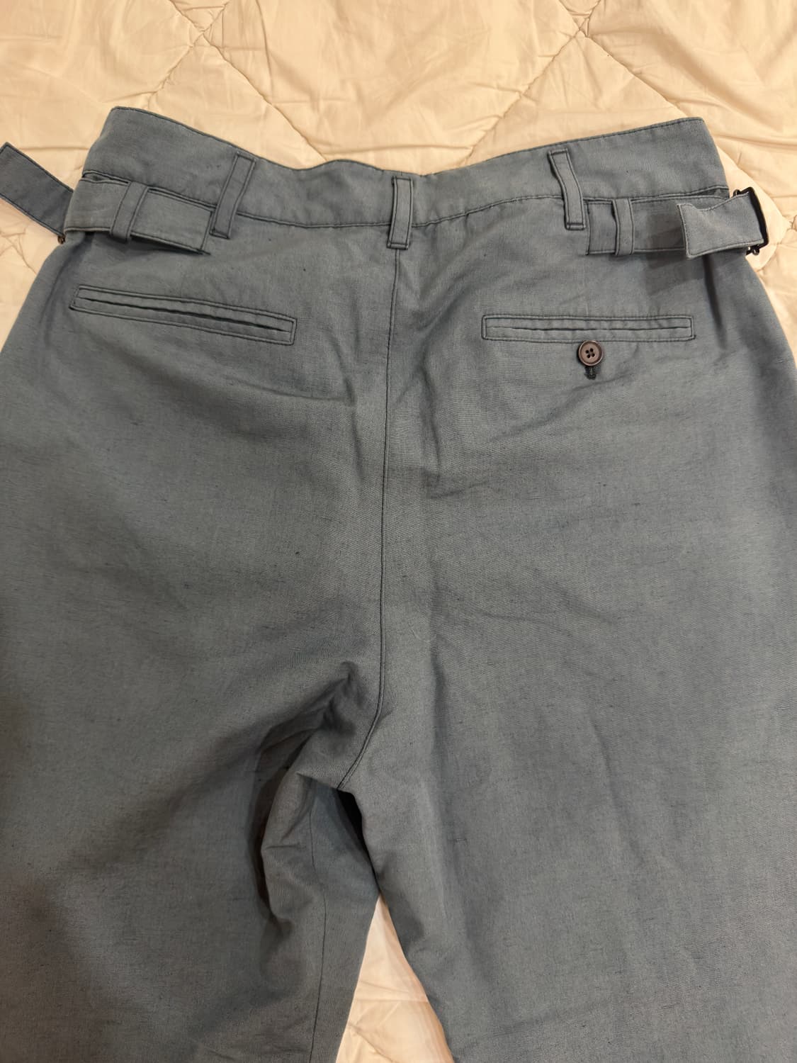 르메르 플리츠 스트레이트 팬츠 로열블루 34사이즈 상품이미지7