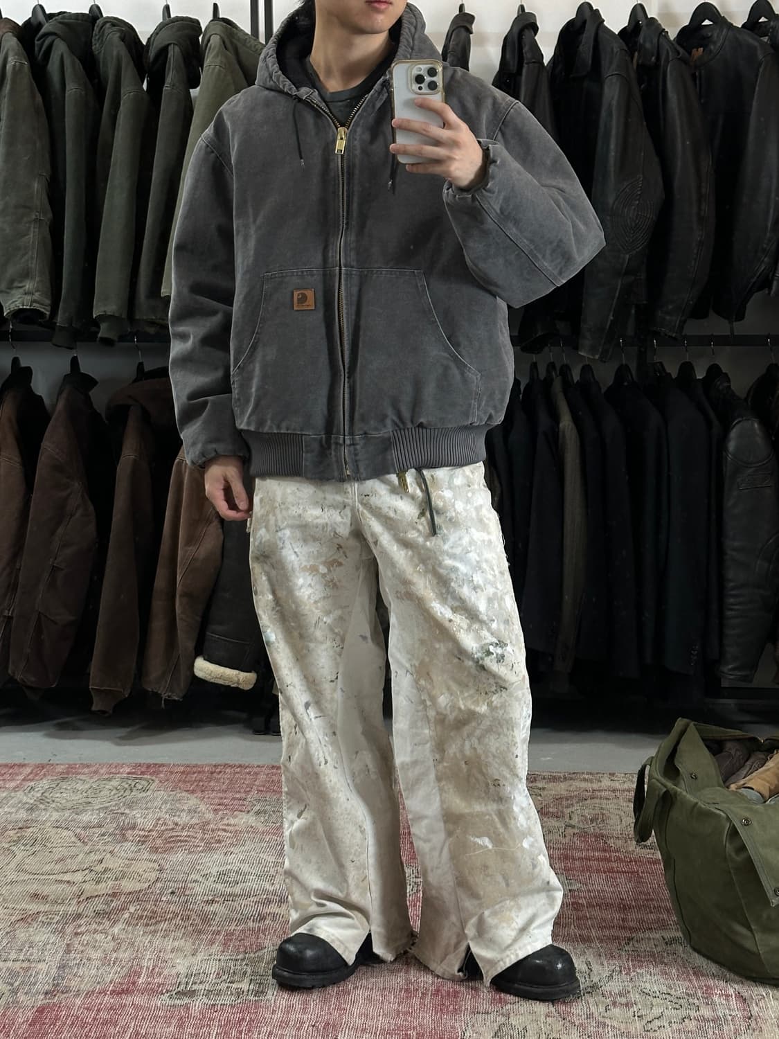 OG 칼하트 J130 액티브 자켓 칼하트 GVL 그레이 상품이미지2