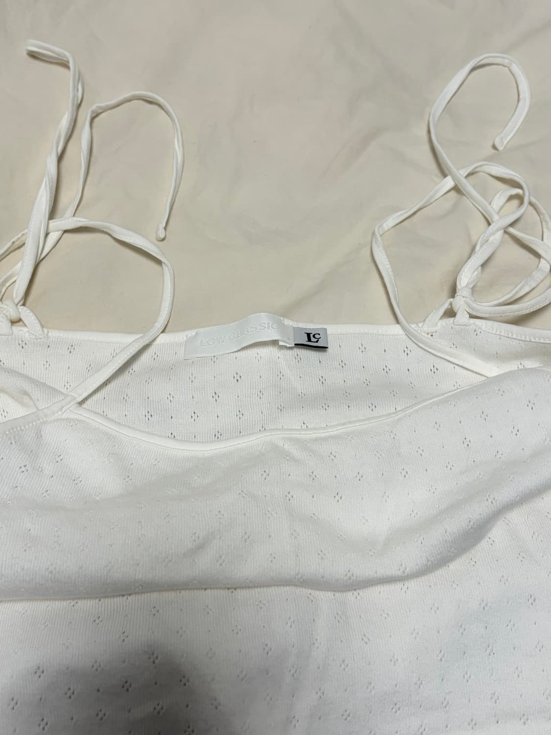 로우클래식 오가닉 드레스 화이트 s 상품이미지7