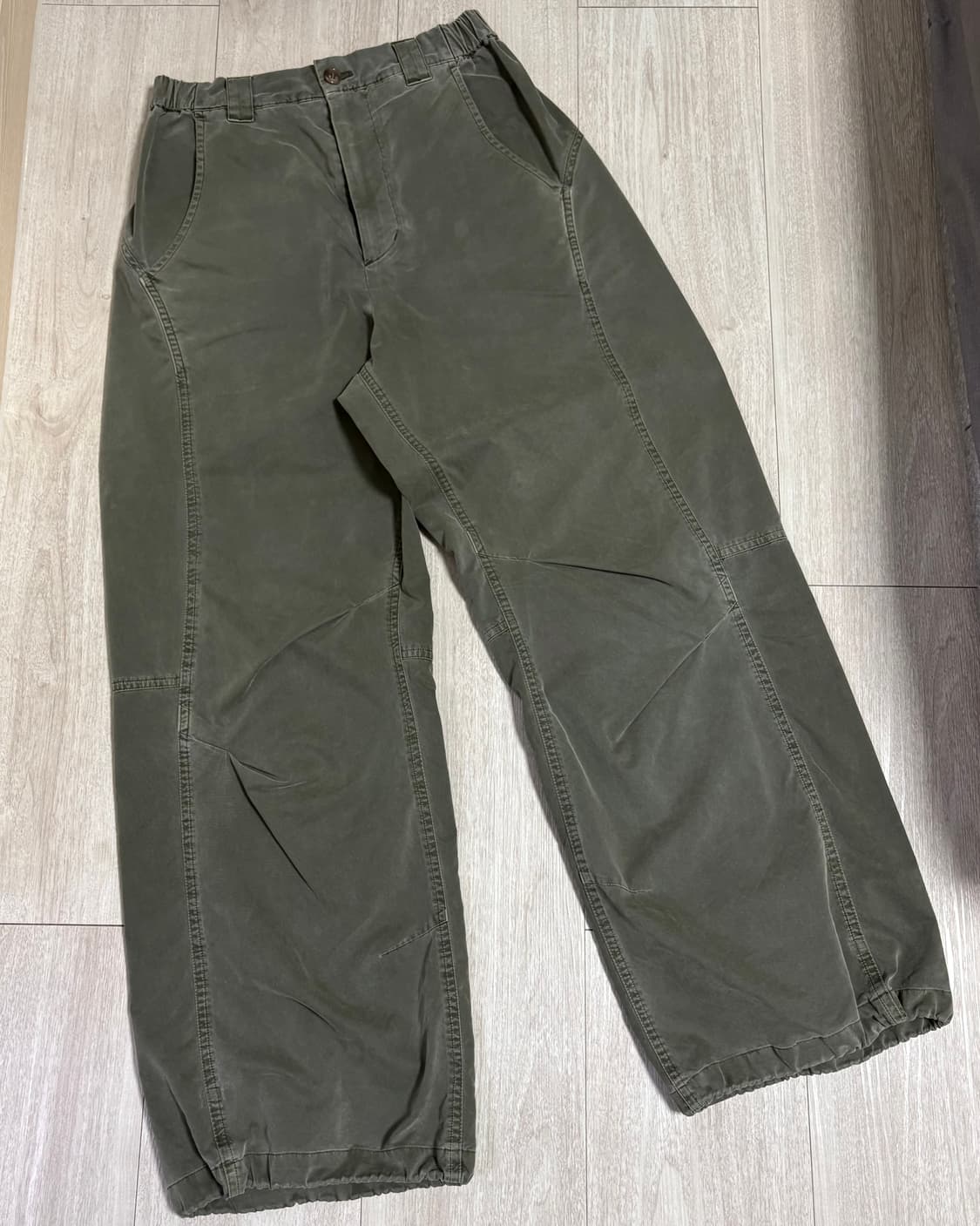 [2(M)]999휴머니티 어드벤처 팬츠 모시 올리브 상품이미지3