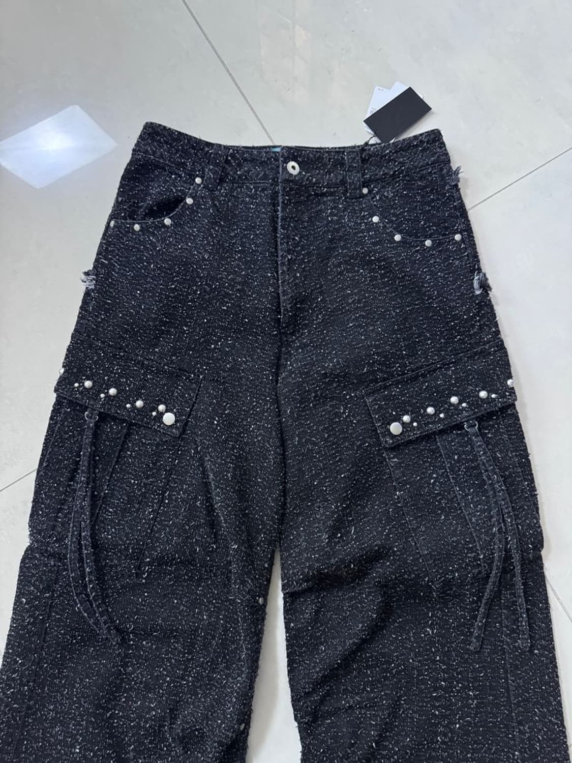 NEEDLE STUD WIDE PANT 니들 스터드 와이드 팬츠 상품이미지8