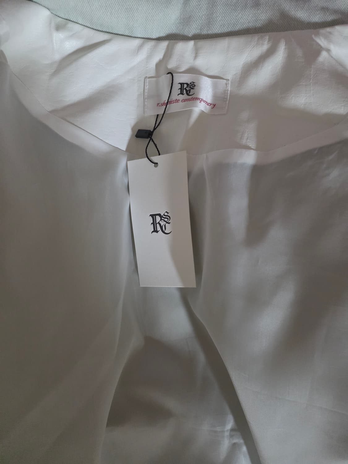 *택 있는 새상품* 알에스에스씨 레더&데님바이커자켓 상품이미지2