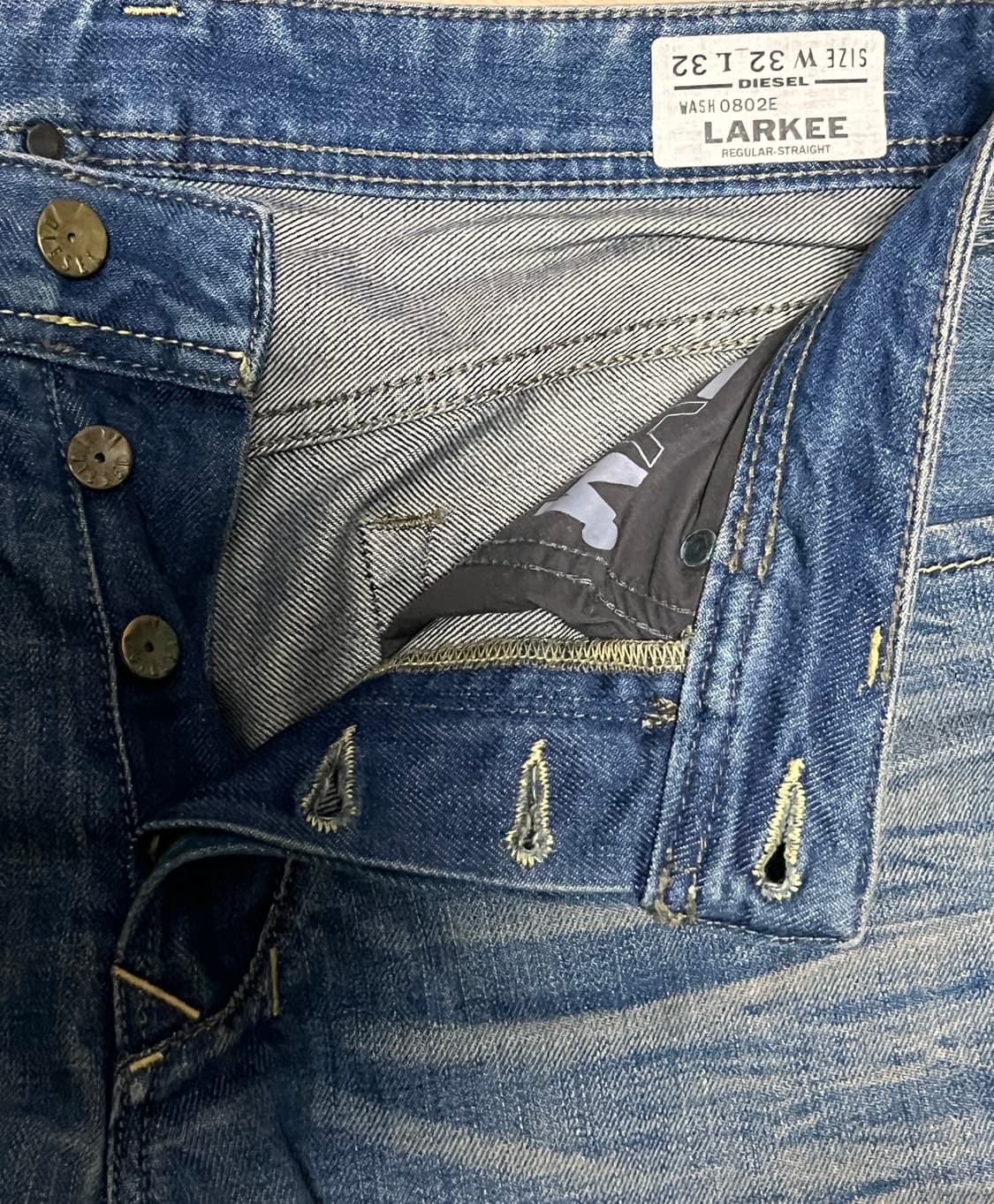 Diesel Larkee 데님 청바지 W32 L32 상품이미지3