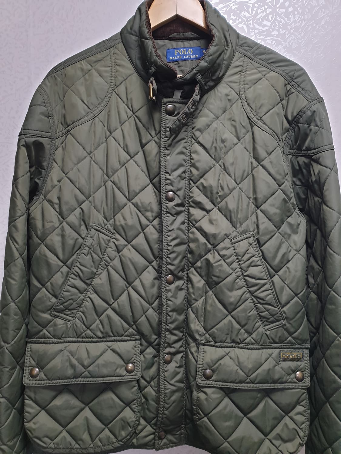 [xl/105/정품] 폴로 랄프로렌 퀼팅자켓 카키 상품이미지3