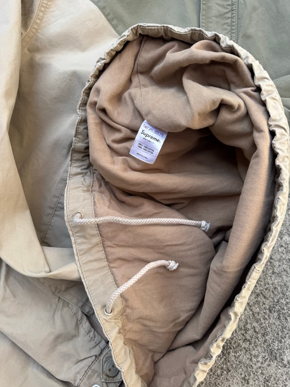 Fw11 슈프림 2-Tone 풀오버 파카 상품이미지7