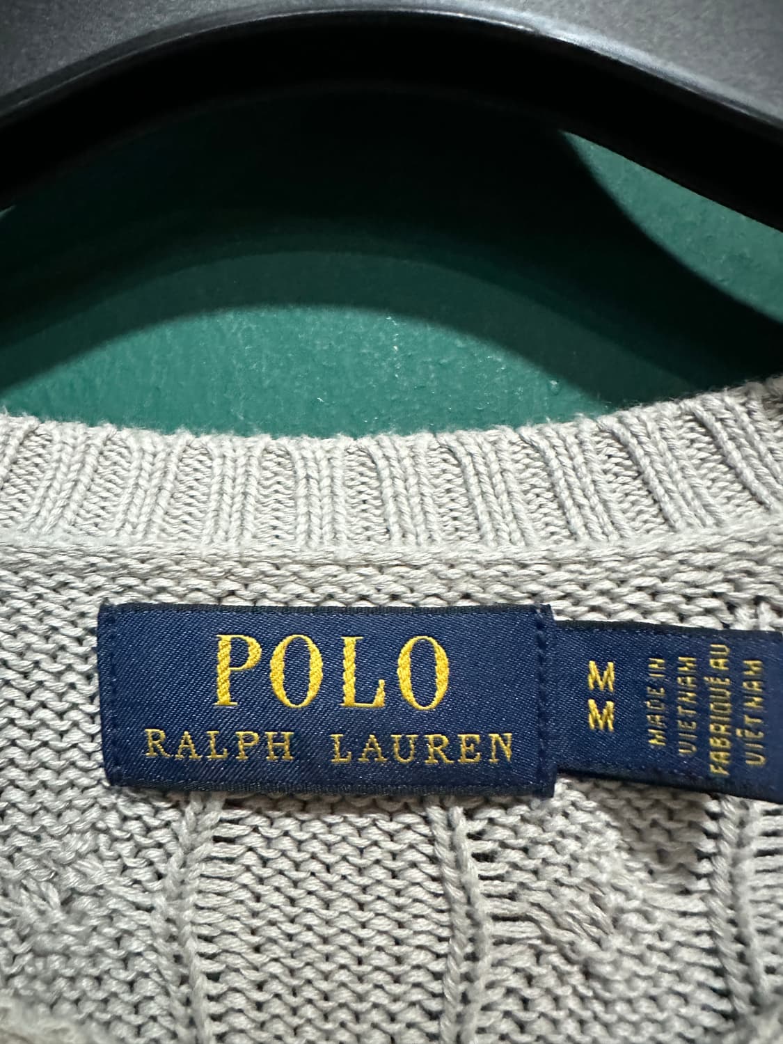 폴로 꽈베기니트 그레이 M 상품이미지4