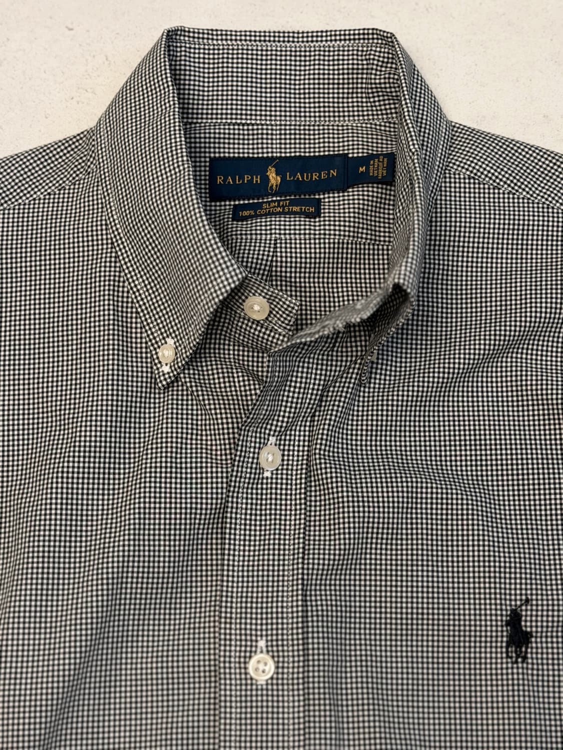 폴로 랄프로렌 체크셔츠 슬림핏 M(100-105정도 거의새상품) 상품이미지1