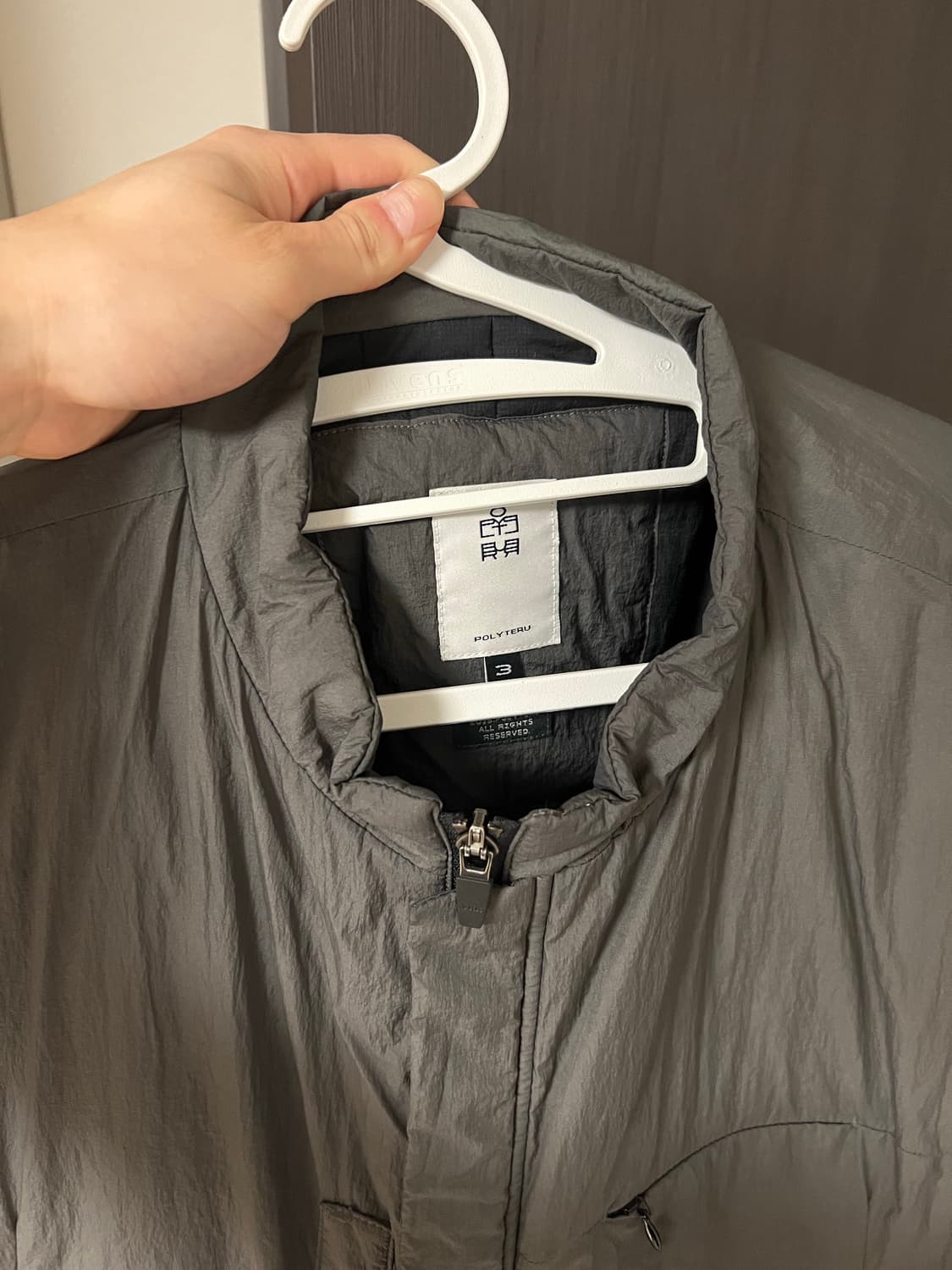 폴리테루 하이커 자켓 다크머드 3사이즈 상품이미지5