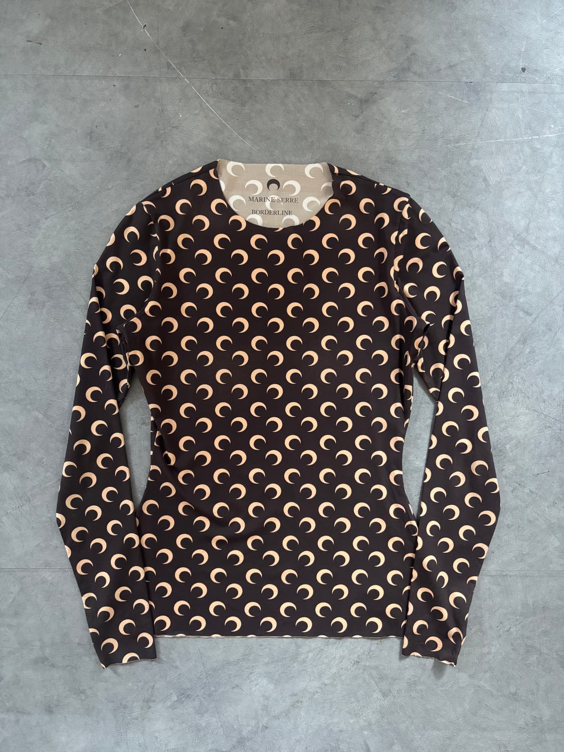 MARINE SERRE 마린세르 문 저지 스킨 탑 상품이미지5