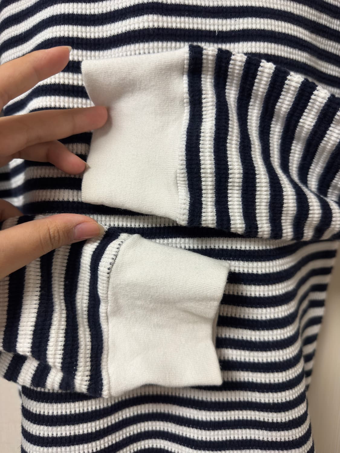 폴로 스트라이프 와플티 보이즈 xl 상품이미지5