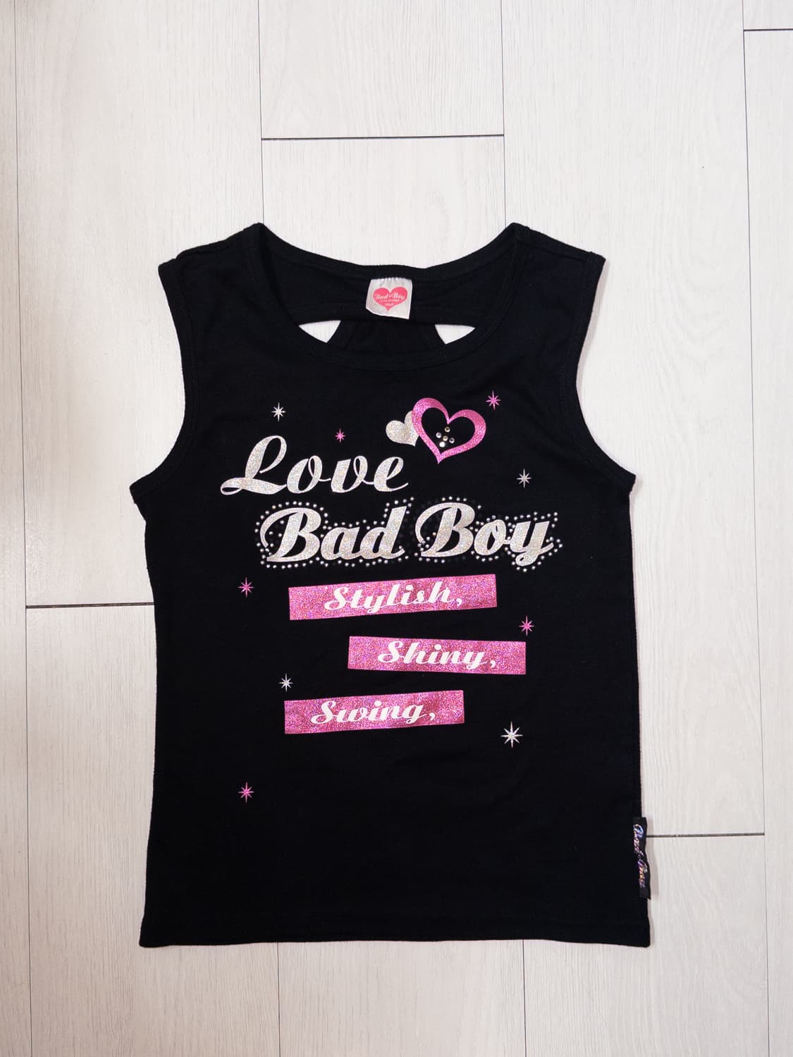 아이디빈티지 ID vintage 갸루 y2k 비즈 나시 슬리브리스 상품이미지2