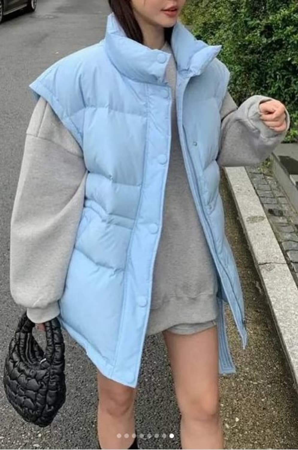 벨티드 패딩 베스트 (새상품) 상품이미지5