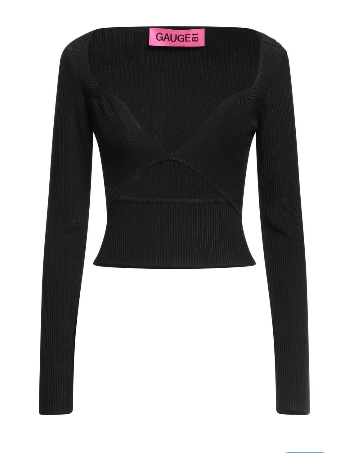 새상품 Gauge81 블랙 컷아웃 니트 탑 XXS(44사이즈,55가능) 상품이미지2