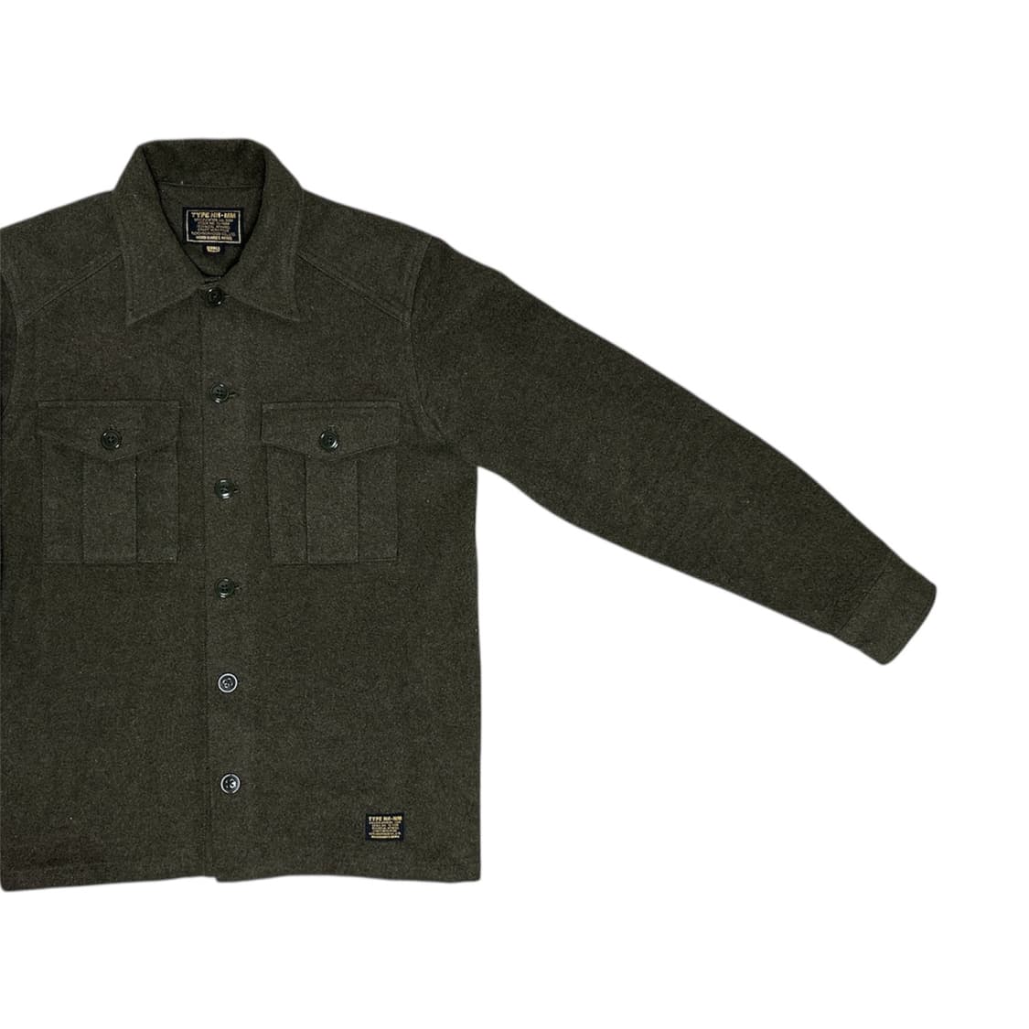 네이버후드 CPO 밀리터리 셔츠 자켓 카키 상품이미지6