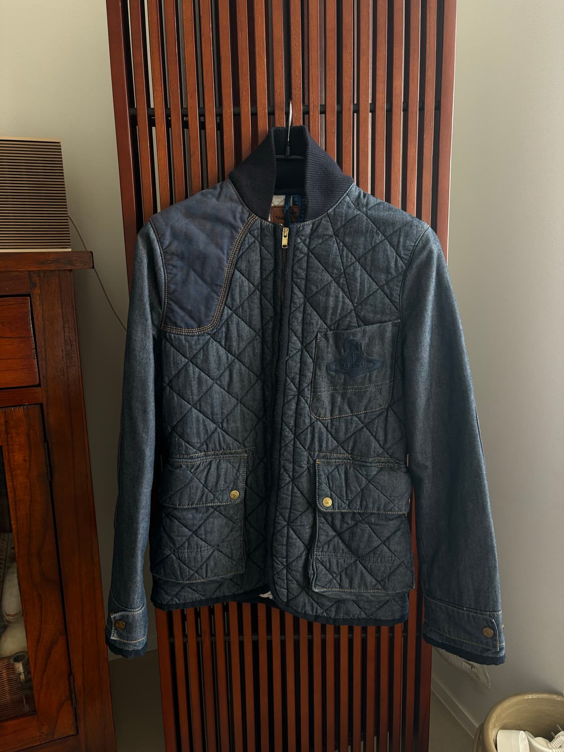 Vivienne Westwood x Lee 데님 퀼팅 자켓 상품이미지1