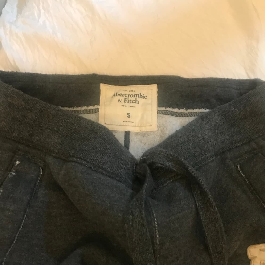 Abercrombie 아베크롬비 기모 데미지 트레이닝팬츠 상품이미지6