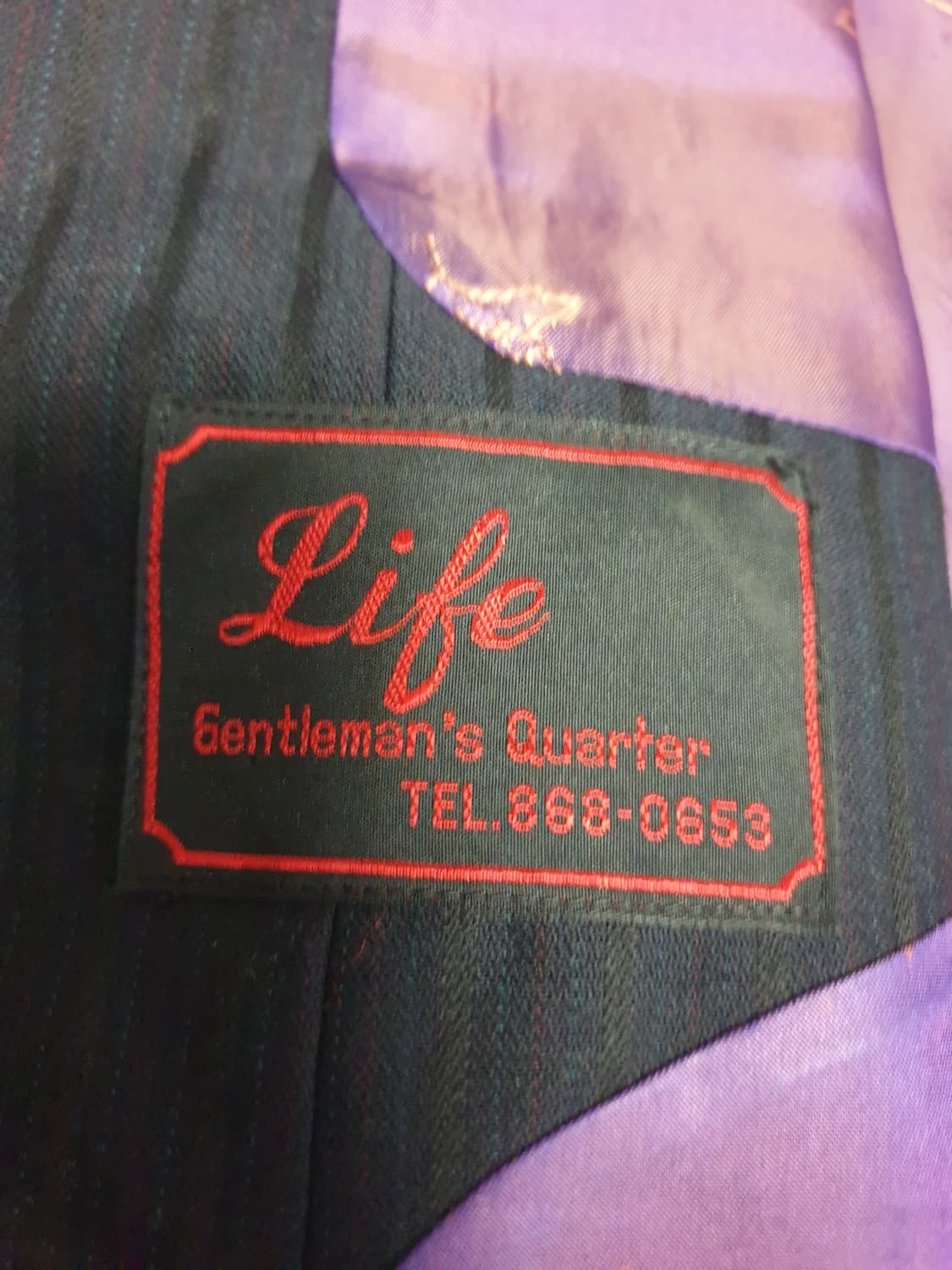 (맞춤정장) 라이프젠틀맨 쿼터 스트라이프 링클프리 울혼방 수트 셋업 상품이미지3