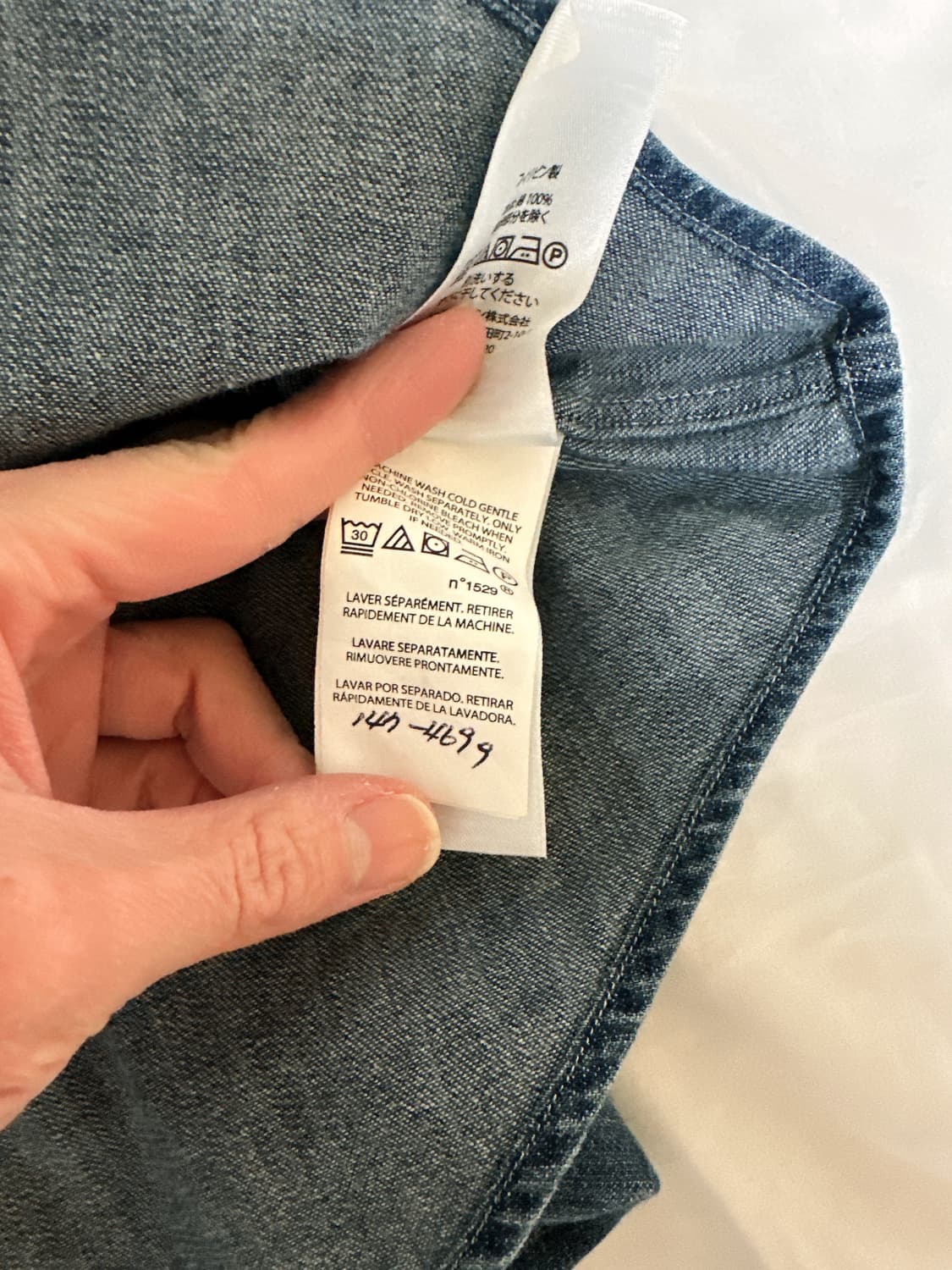 [새 상품] 폴로랄프로렌 데님셔츠 s(남녀공용) 상품이미지6