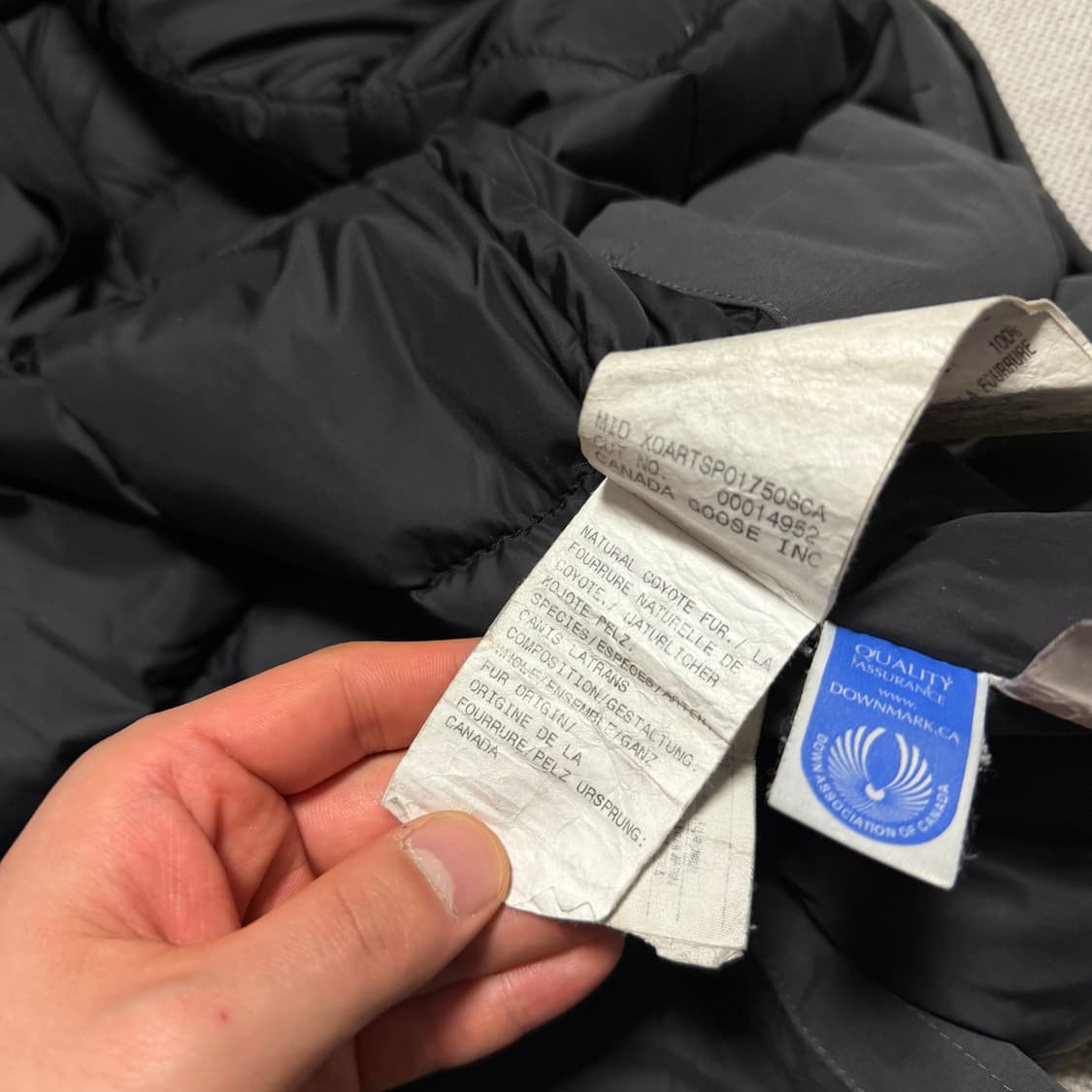 캐나다구스 우먼스 퍼 롱패딩 XS 상품이미지8