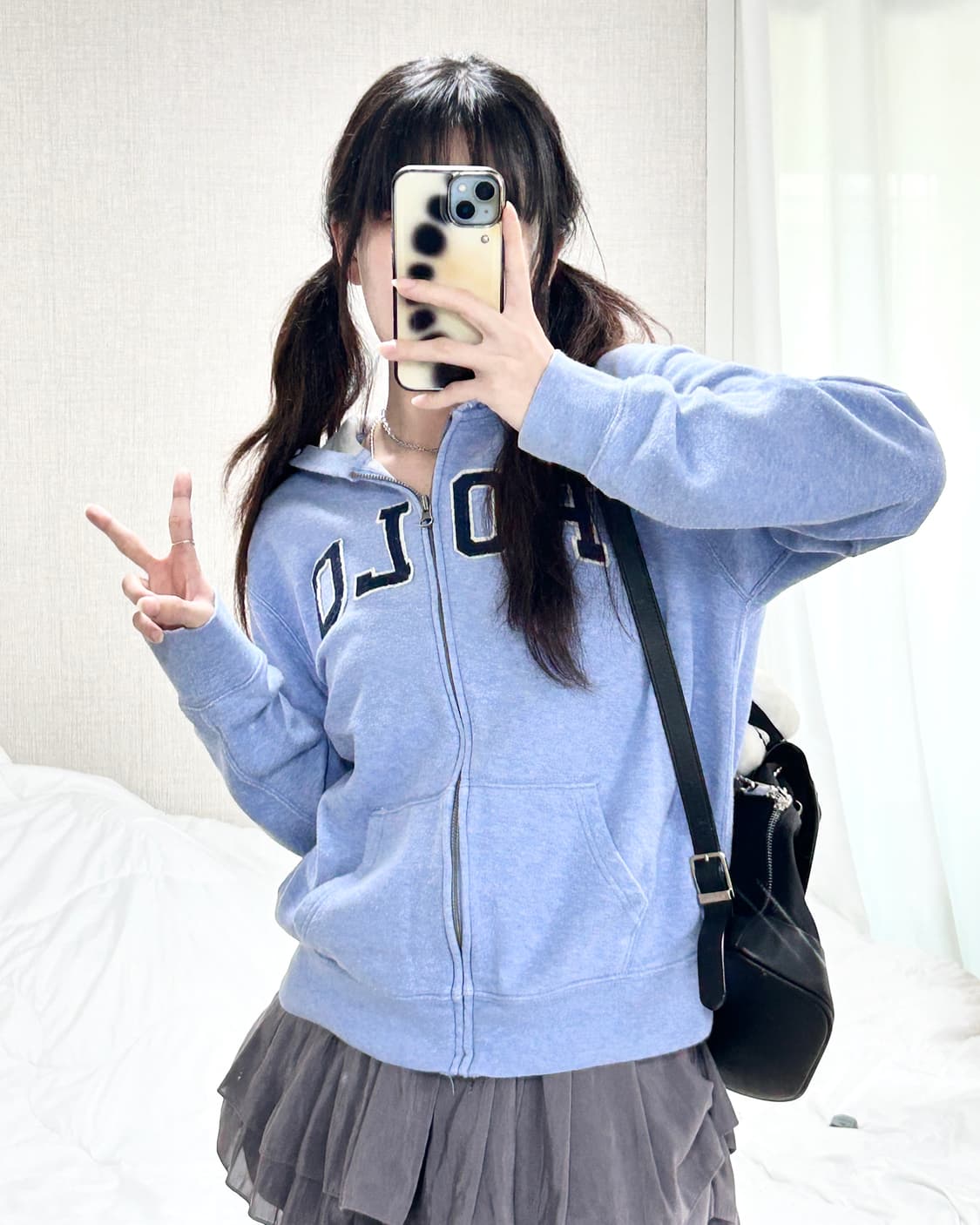 폴로 빅로고 뮤트소라 후드집업 상품이미지4