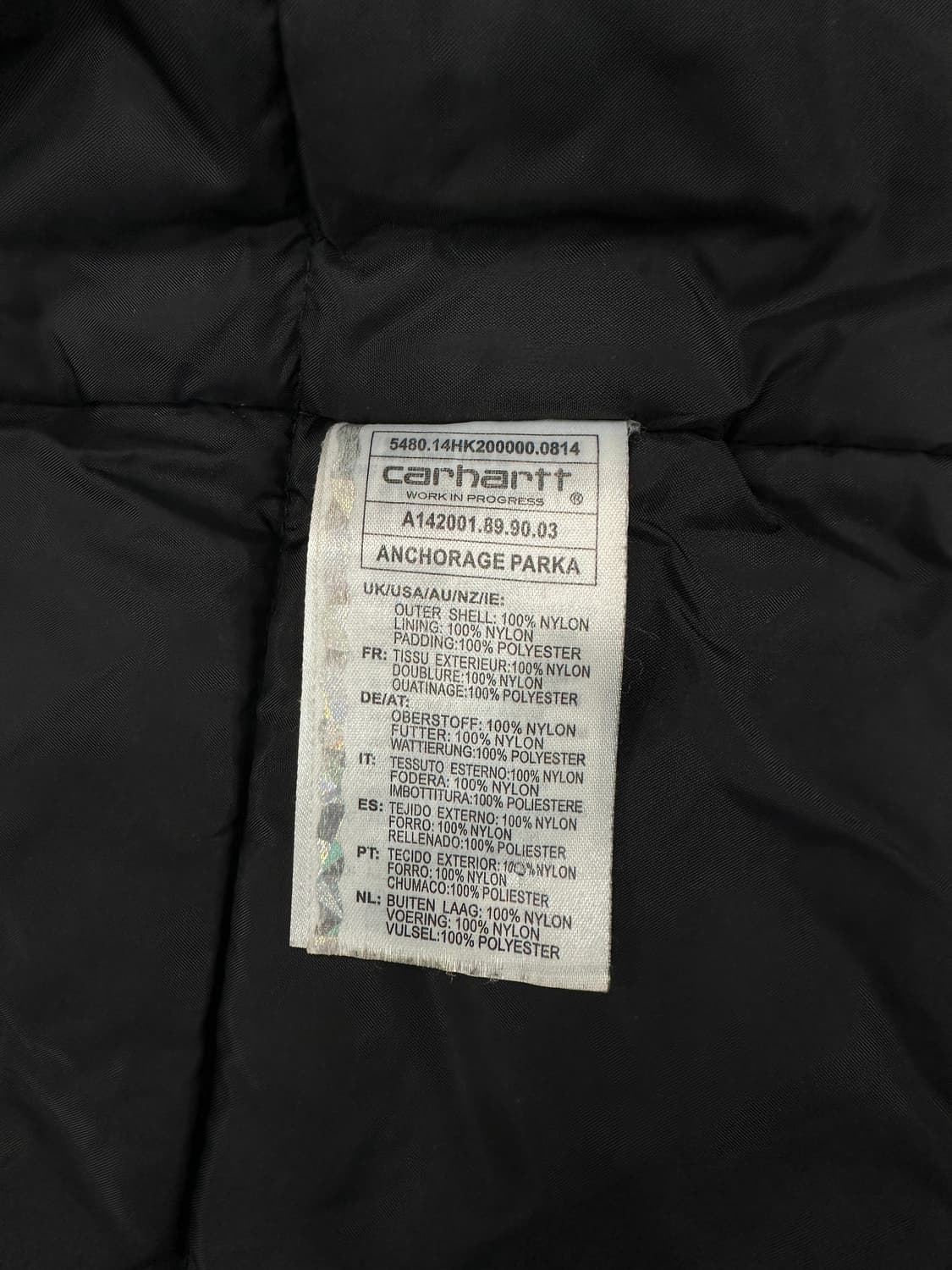 칼하트 앵커리지 퍼 파카 블랙 상품이미지5