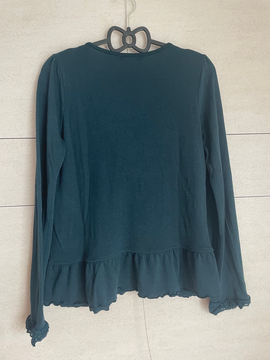 엑시즈팜 리봉 롱슬리브 로걀탑 갸루 핀터 공겜여주 리즈리사 상품이미지2