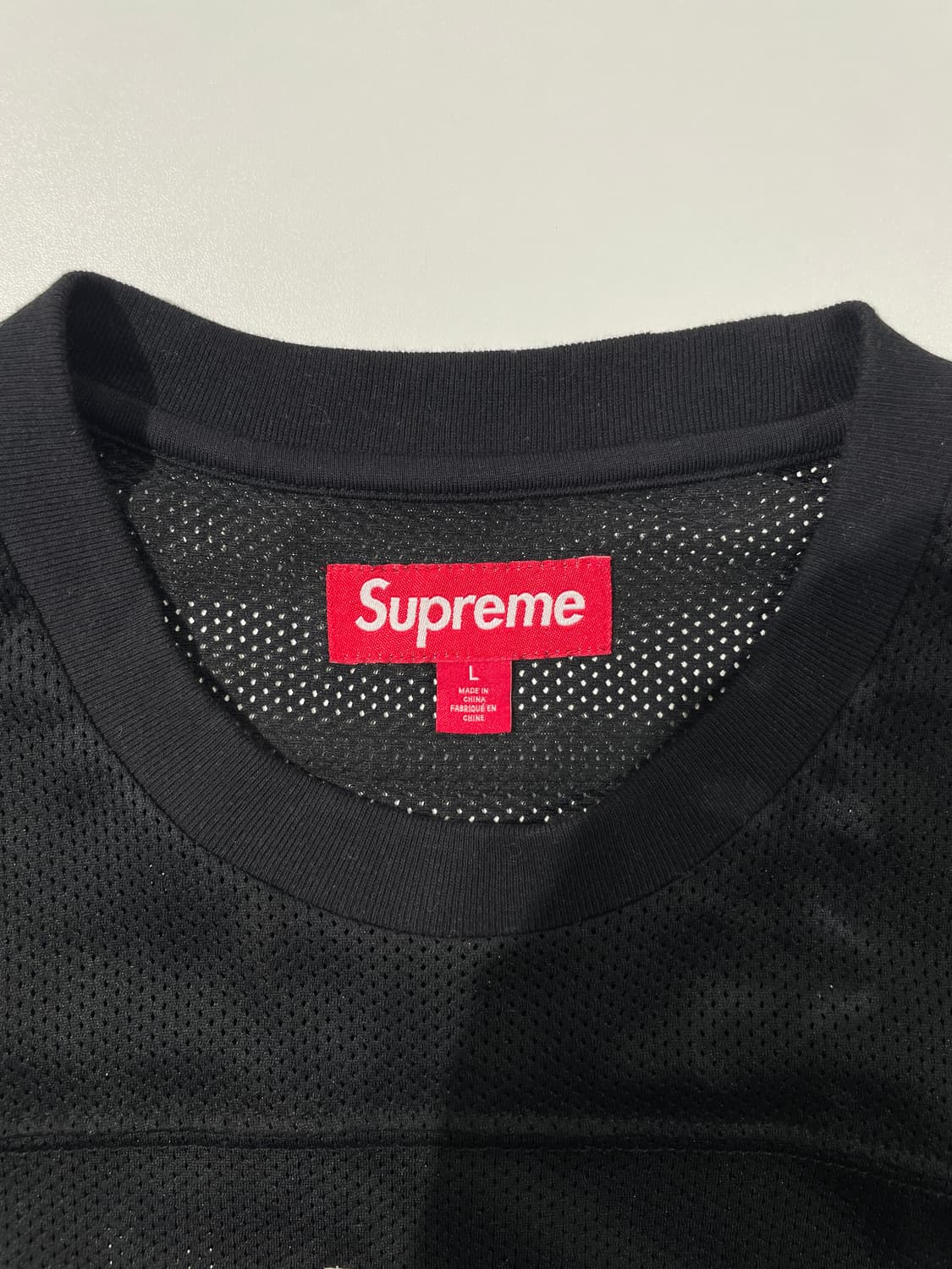 슈프림 25S/S 블랙 아라빅 메쉬 롱 슬리브 상품이미지7