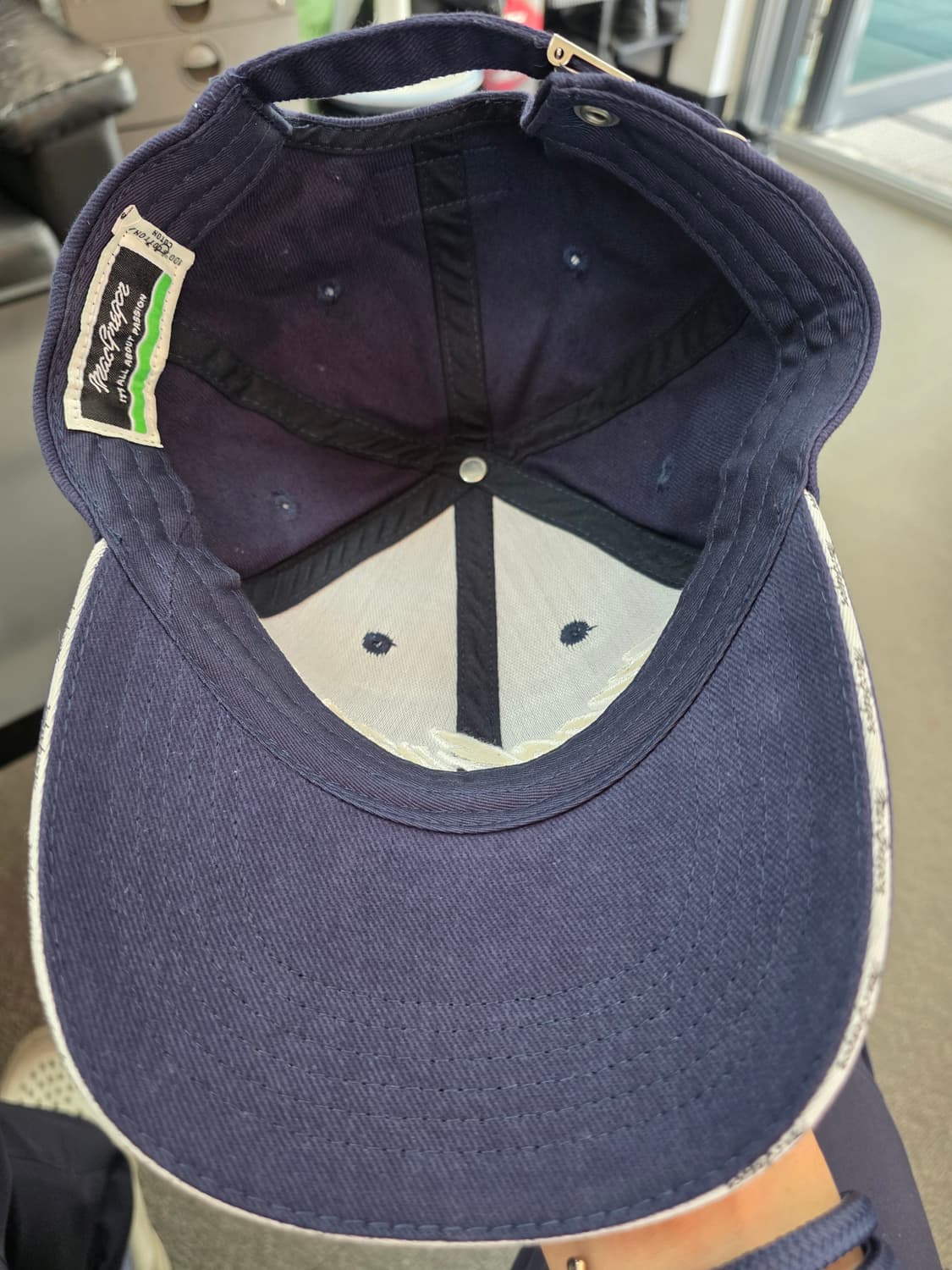 맥그리거 자수 로고 네이비 골프 모자 볼캡 상품이미지7