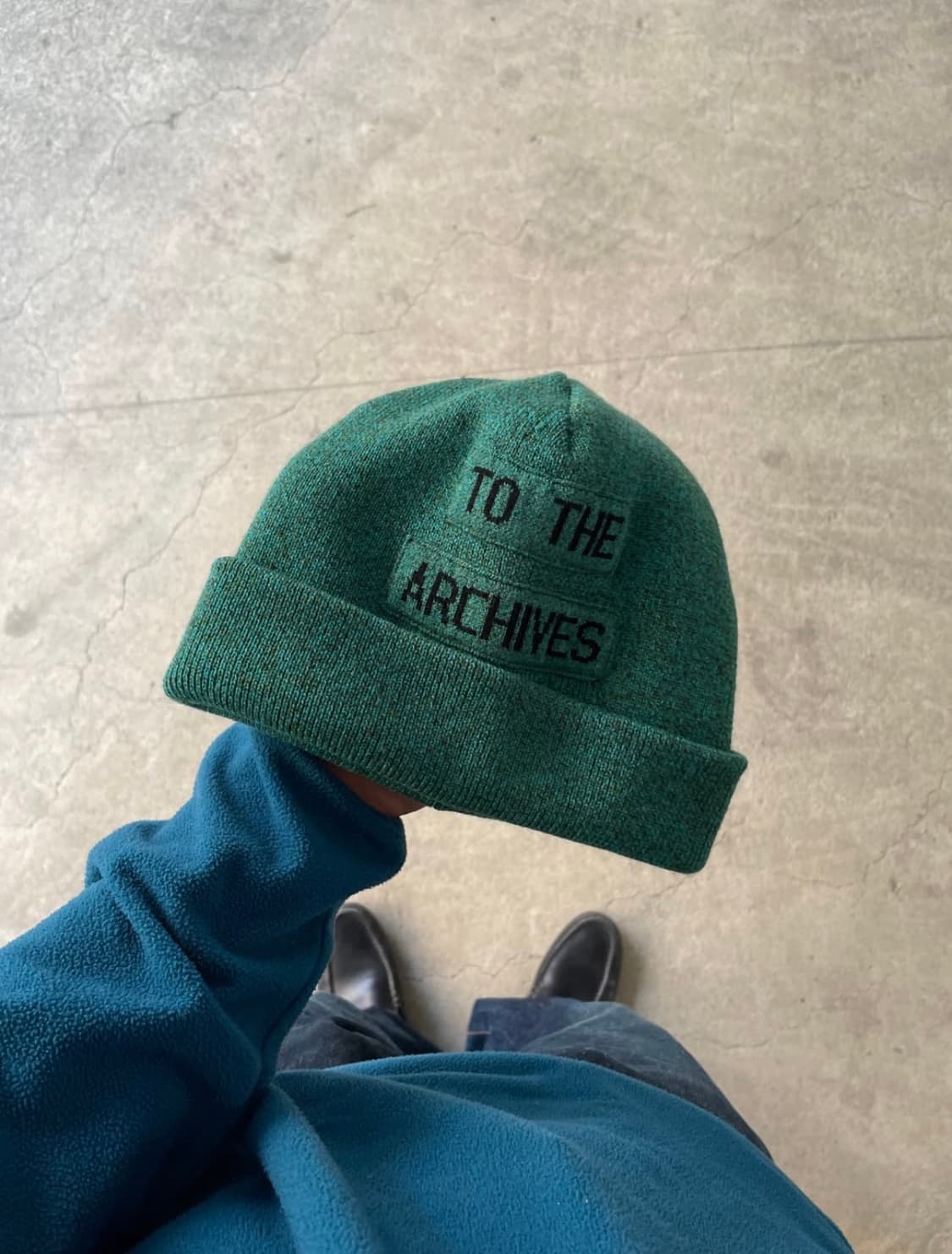 Raf simons 15AW 'TO THE ARCHIVES' Beanie 상품이미지1